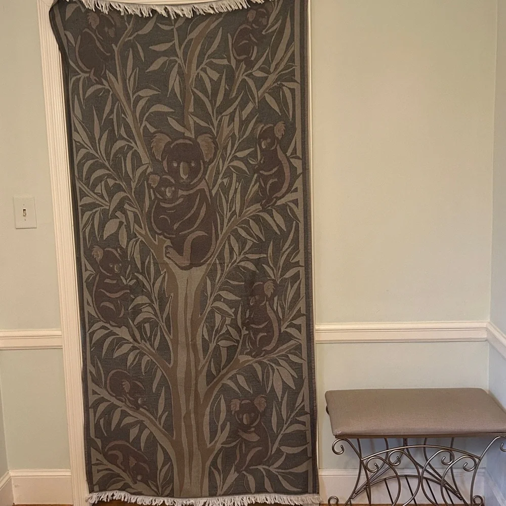 Heirloom Koalas in Gum Tree Curtain Panel Australia’s Unique Wonders 40 x 84 in